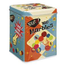Neato! Marbles In Tin Box