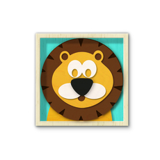 Paint and Stack Puzzlers - Lion